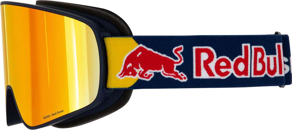 Red bull spect eyewear rush-14re2 orange red mirror - ski goggle