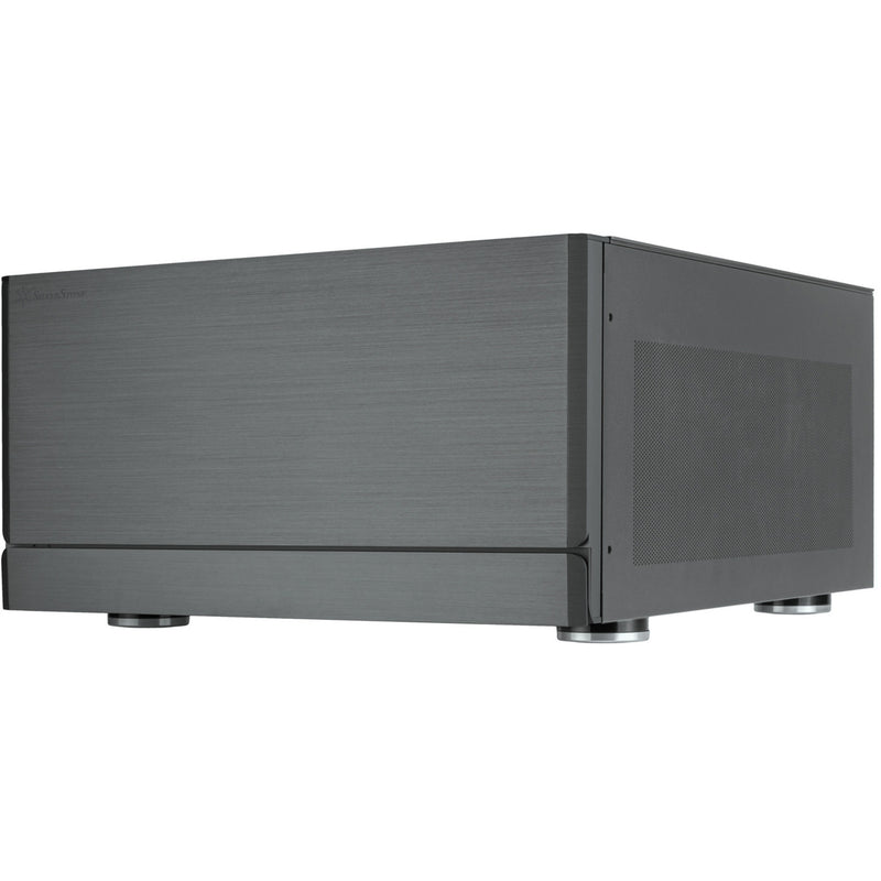 Silverstone crown 04 htpc behuizing (donkergrijs | 4x usb-a | 1x usb-c)