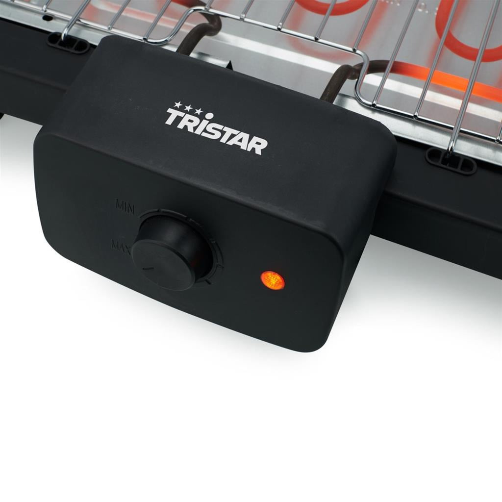 Tristar bq-2870 elektrische barbecue (zwart)