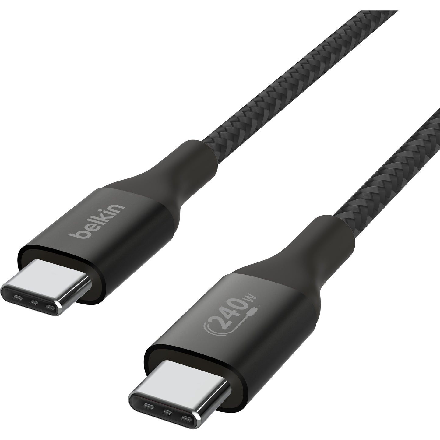 Belkin boostcharge usb-c > usb-c kabel (zwart, 1 meter, 240 w)