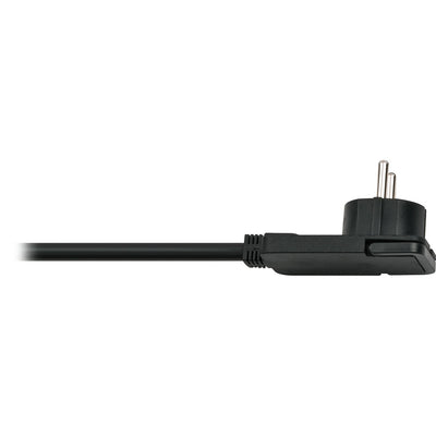 Brennenstuhl comfort-line plus stekkerdoos met platte stekker 6-voudig zwart 2m h05vv-f 3g1,5