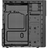 Silverstone sst-ps13b midi tower behuizing (zwart | 2x usb-a)
