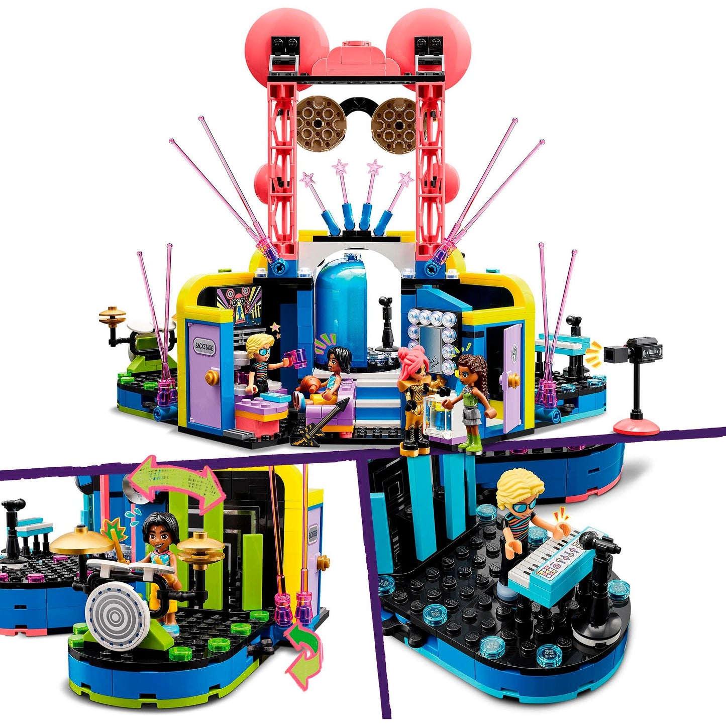 Lego friends - heartlake city muzikale talentenjacht constructiespeelgoed (42616)