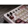 8bitdo retro mechanical keyboard fami edition (beige, us lay-out (qwerty), kailh box white, 80% (tkl), bluetooth low energy, wireless 2.4g, usb)