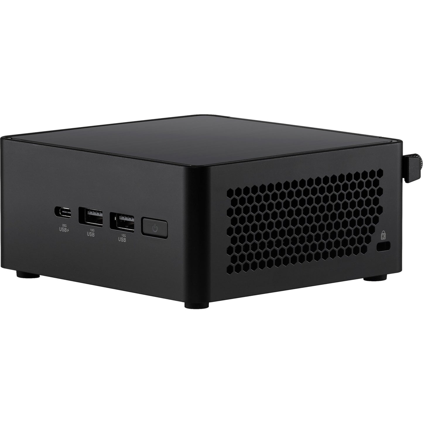 Asus nuc 14 pro tall kit rnuc14rvhi300002i barebone (zwart | core 3 100u | intel graphics)
