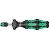 Wera serie 7400 kraftform instelbare momentschroevendraaier draaimomentsleutel (zwart groen, 0.3 tot 1.2 nm, met rapidaptor snelwisselhouder)