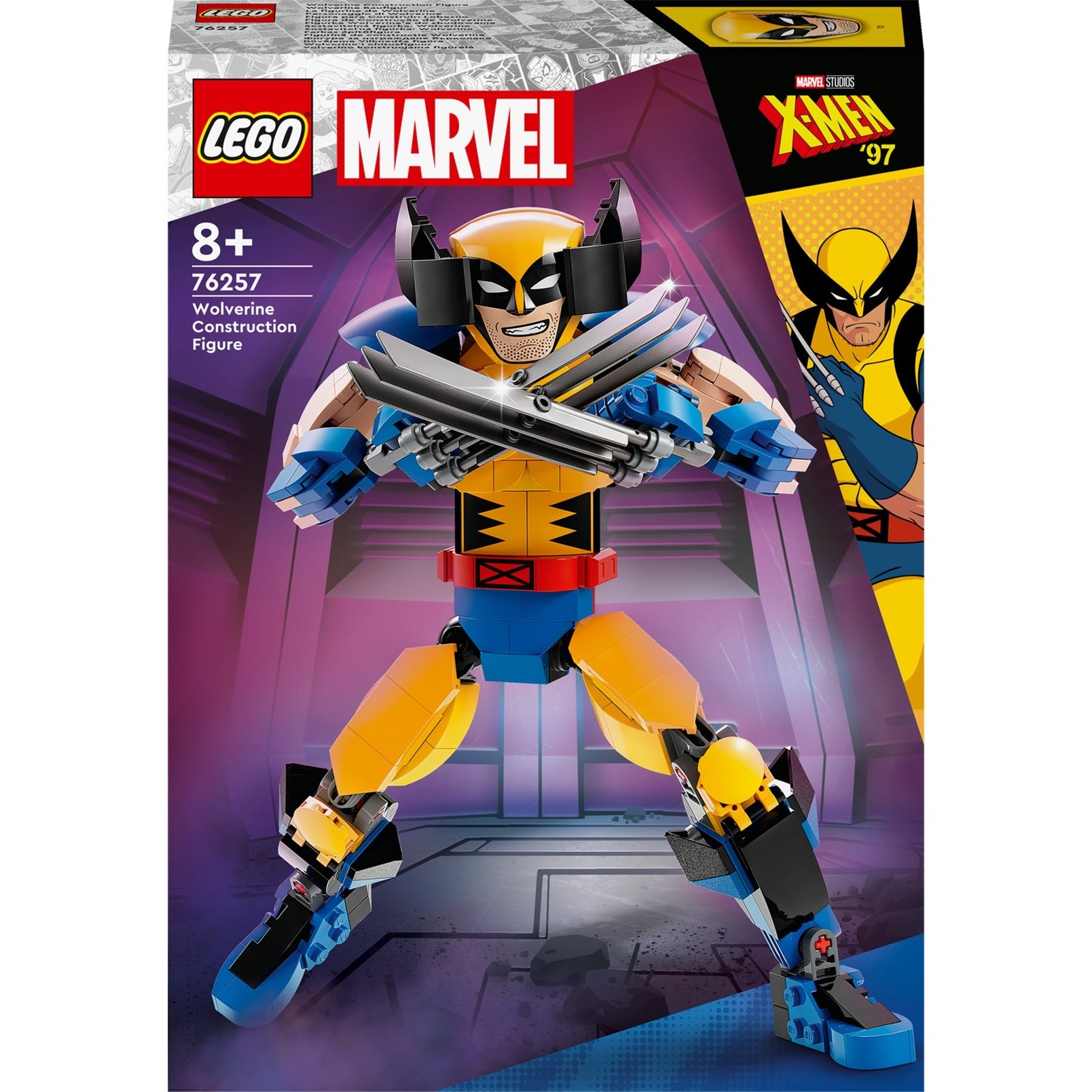 Lego marvel - wolverine bouwfiguur constructiespeelgoed (76257)