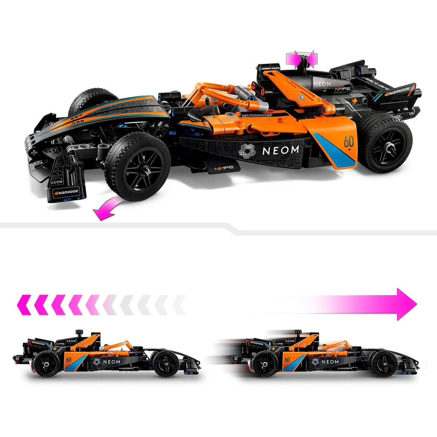 Lego technic 42169 neom mclaren formula e racewagen