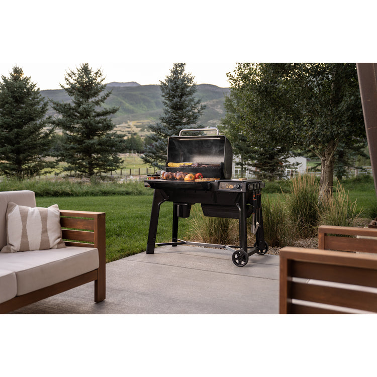 Traeger woodridge pellet barbecue (zwart, wifire)
