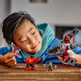 Lego marvel - captain america vs. rode hulk duel constructiespeelgoed (76292) - afbeelding 2