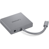 Lenovo usb-c 4 in 1 hub gen2 usb-hub (grijs) - afbeelding 2