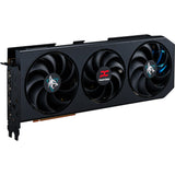 Powercolor radeon rx 9070 gre hellhound 12gb gddr6 grafische kaart (zwart, rdna4, 3x displayport, 1x hdmi 2.1) - afbeelding 3