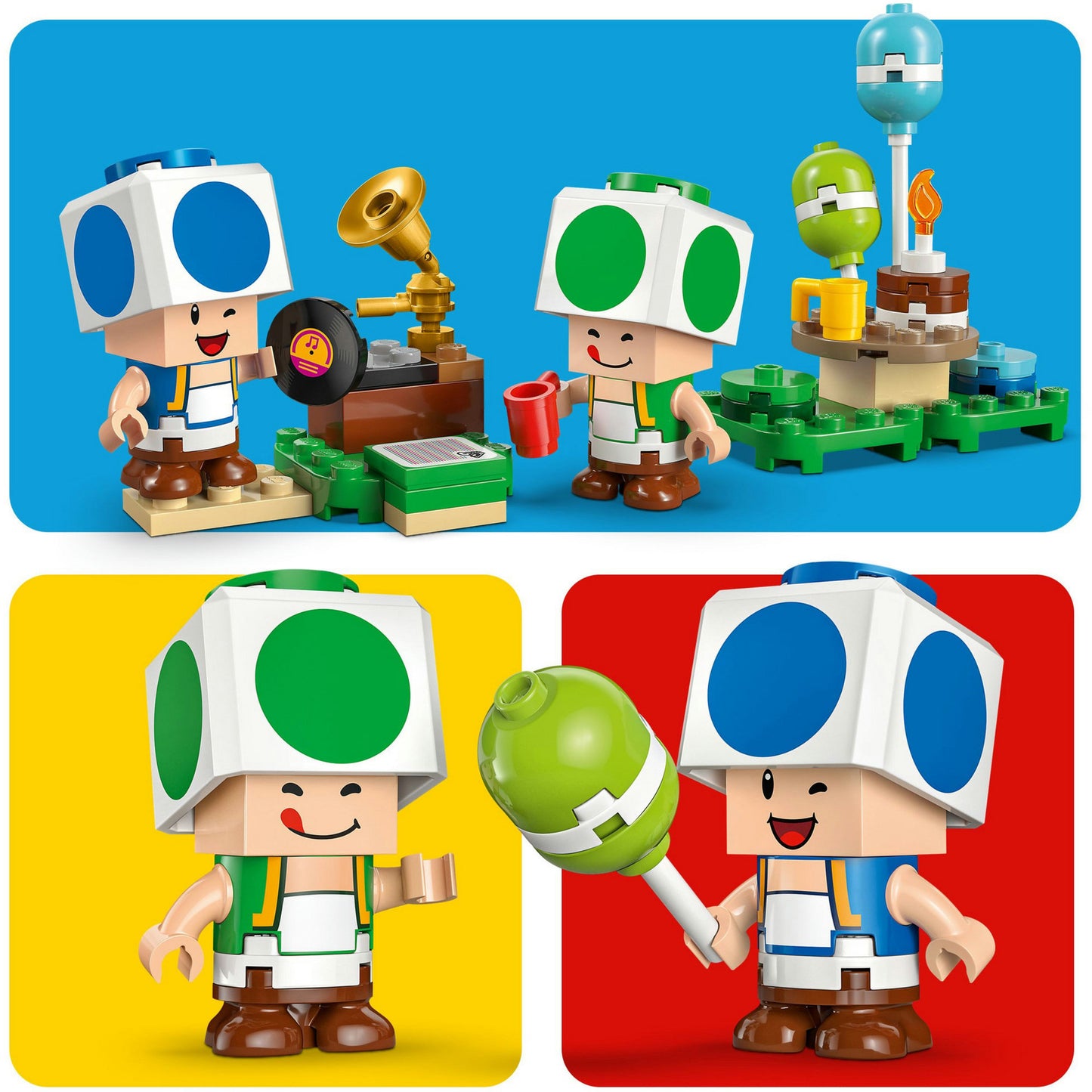 Lego super mario 72041 toads huisfeestje