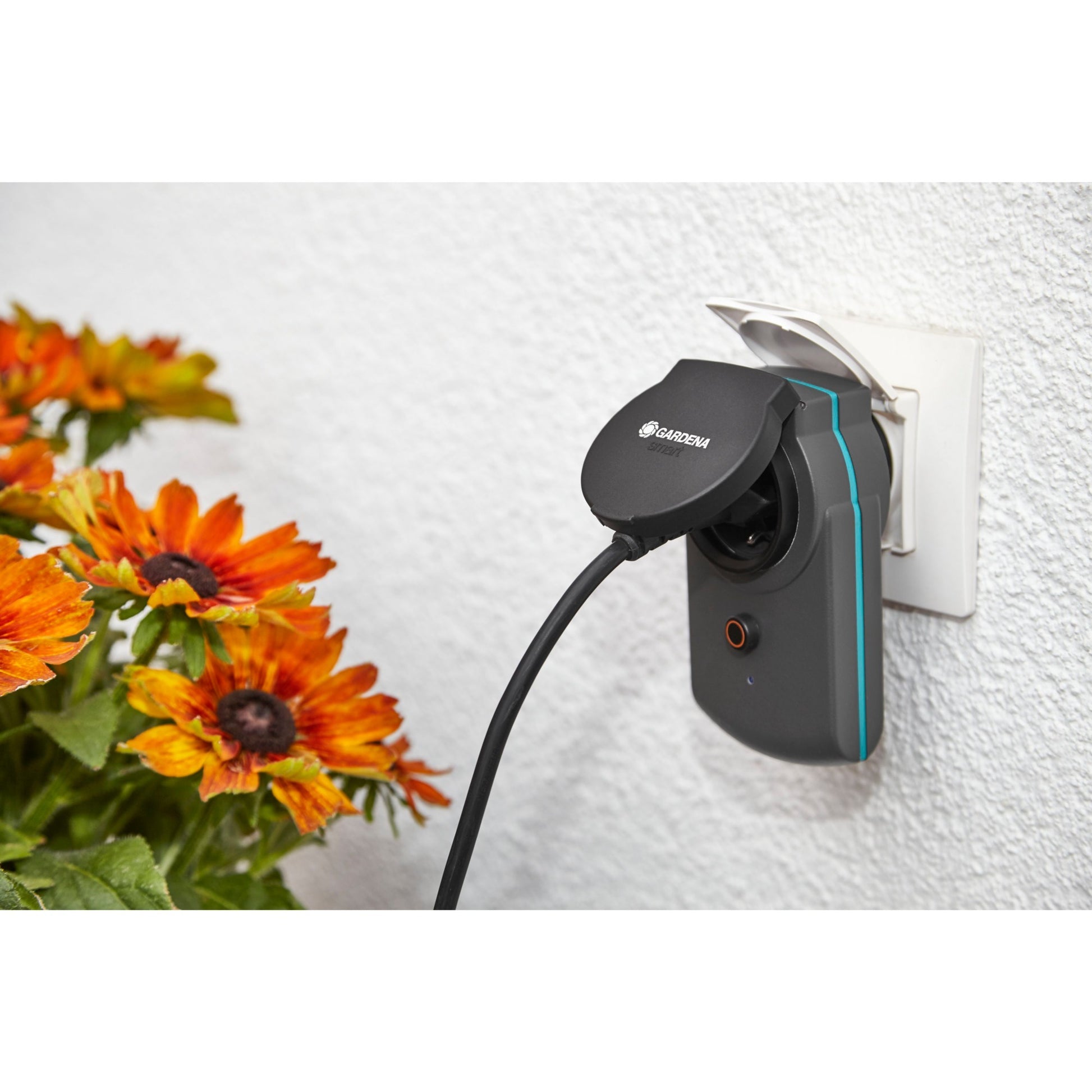 Gardena smart power adapter set wandcontactdoos (zwart, 19096-20, 3 stuks)