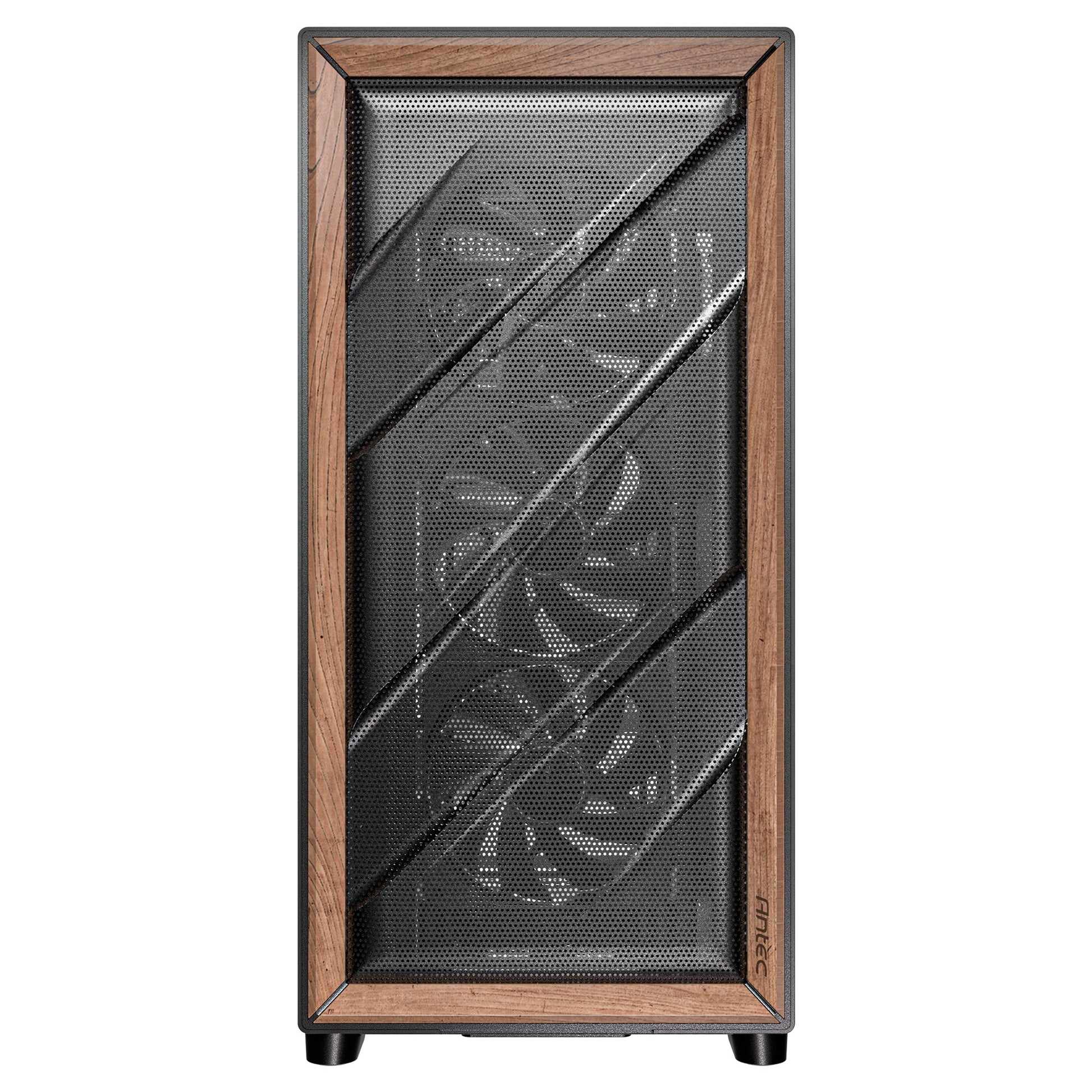 Antec flux midi tower behuizing (zwart | 2x usb-a | 1x usb-c | tempered glass)