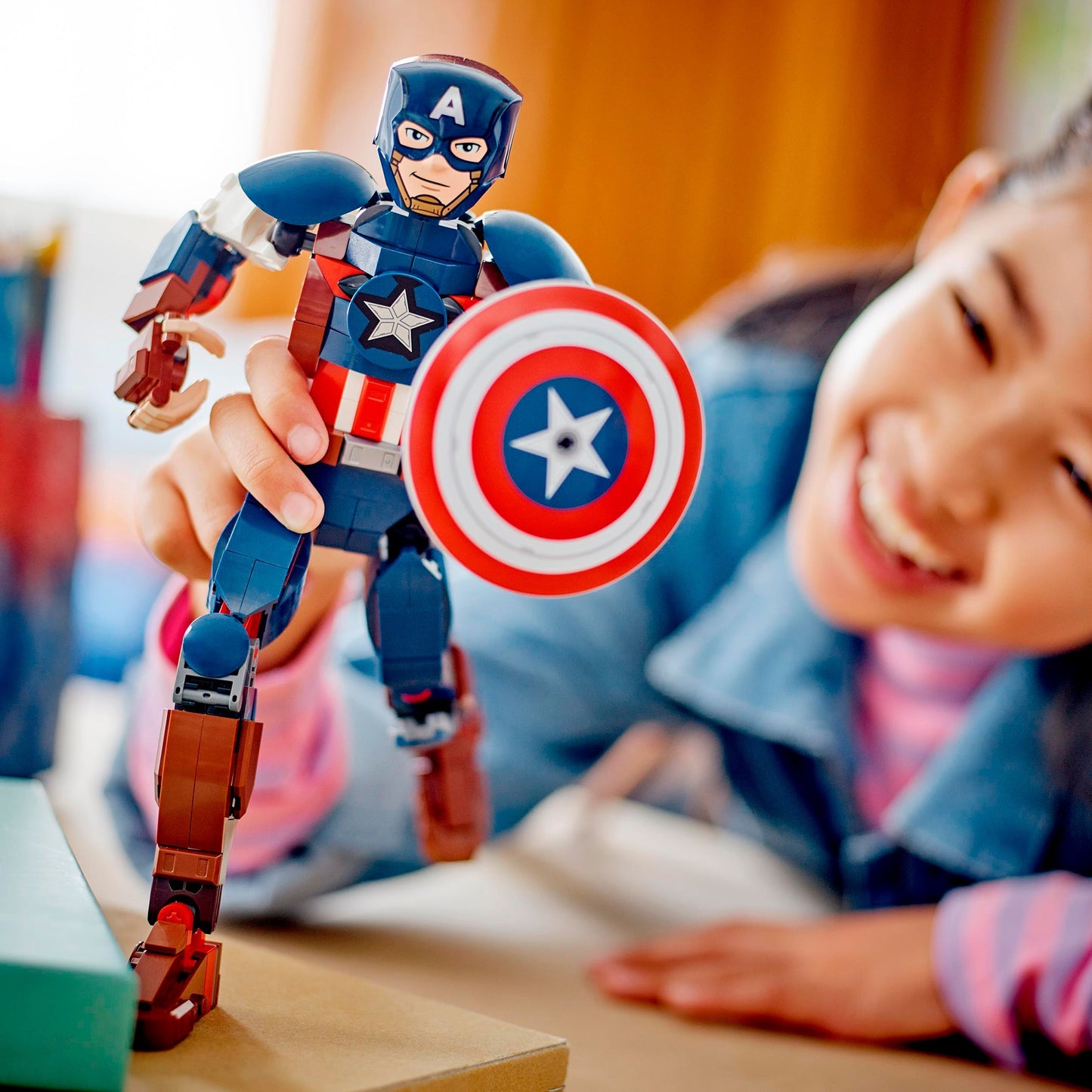 Lego super heroes 76258 captain america bouwfiguur