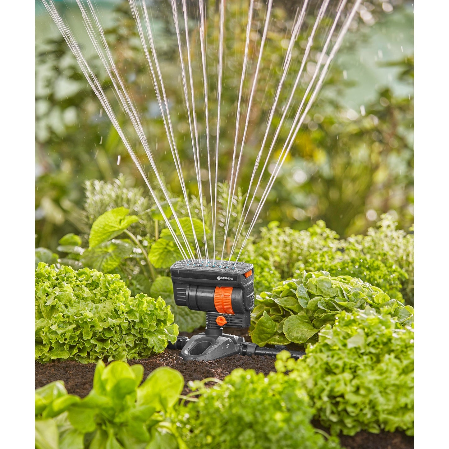 Gardena micro-drip-system zwenksproeier os 90 sproeier (donkergrijs oranje)