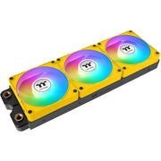Thermaltake ct120 ex reverse argb sync pc cooling fan bumblebee (3-fan pack) case fans (geel, 3 stuks, 120 x 120 x 25 mm, pwm) - afbeelding 1