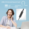 Act connectivity usb-a externe geluidskaart (zwart)