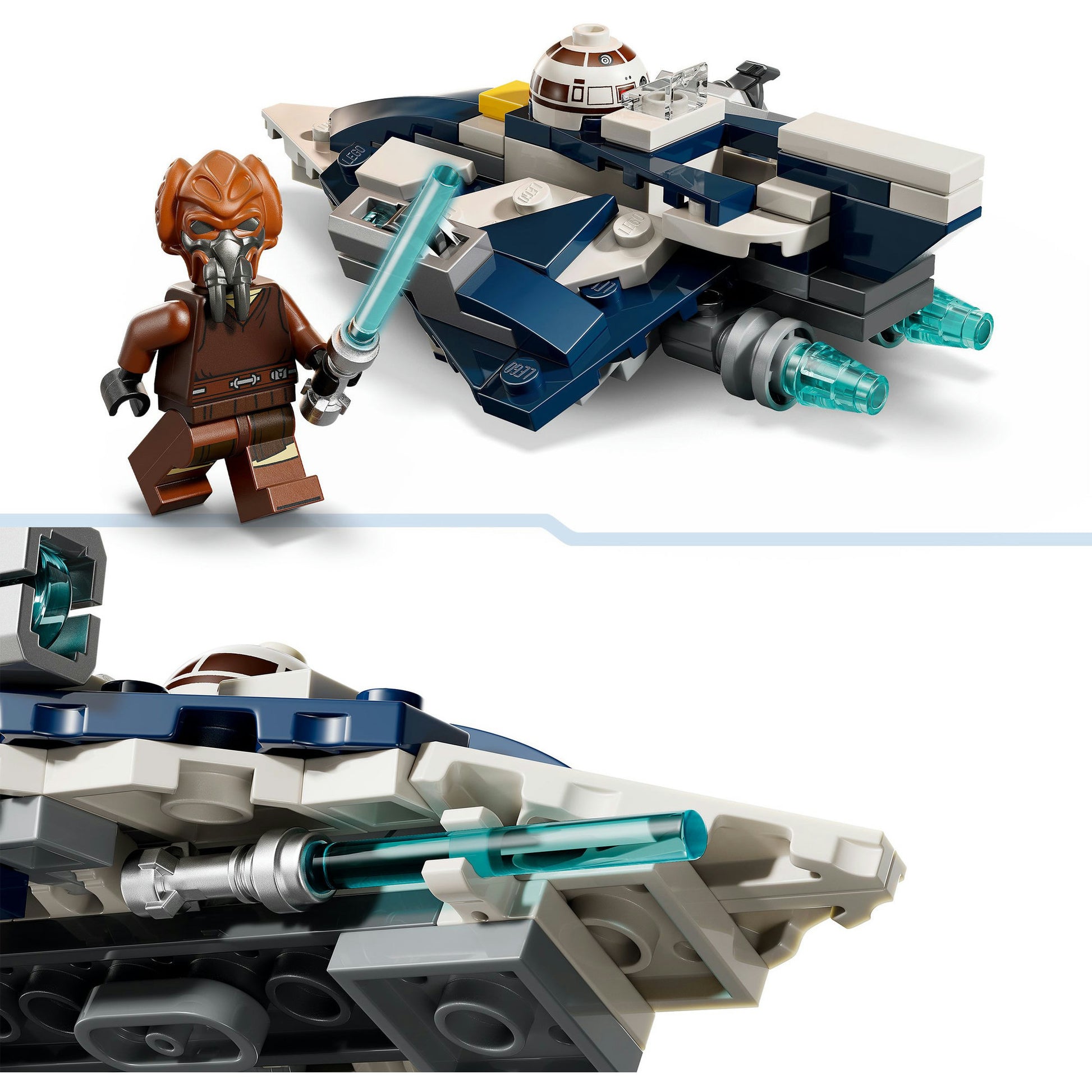 Lego star wars plo koons jedi starfighter microfighter set - 75400