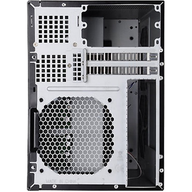 Silverstone sst-ds380b mini tower behuizing (zwart | 2x usb-a)