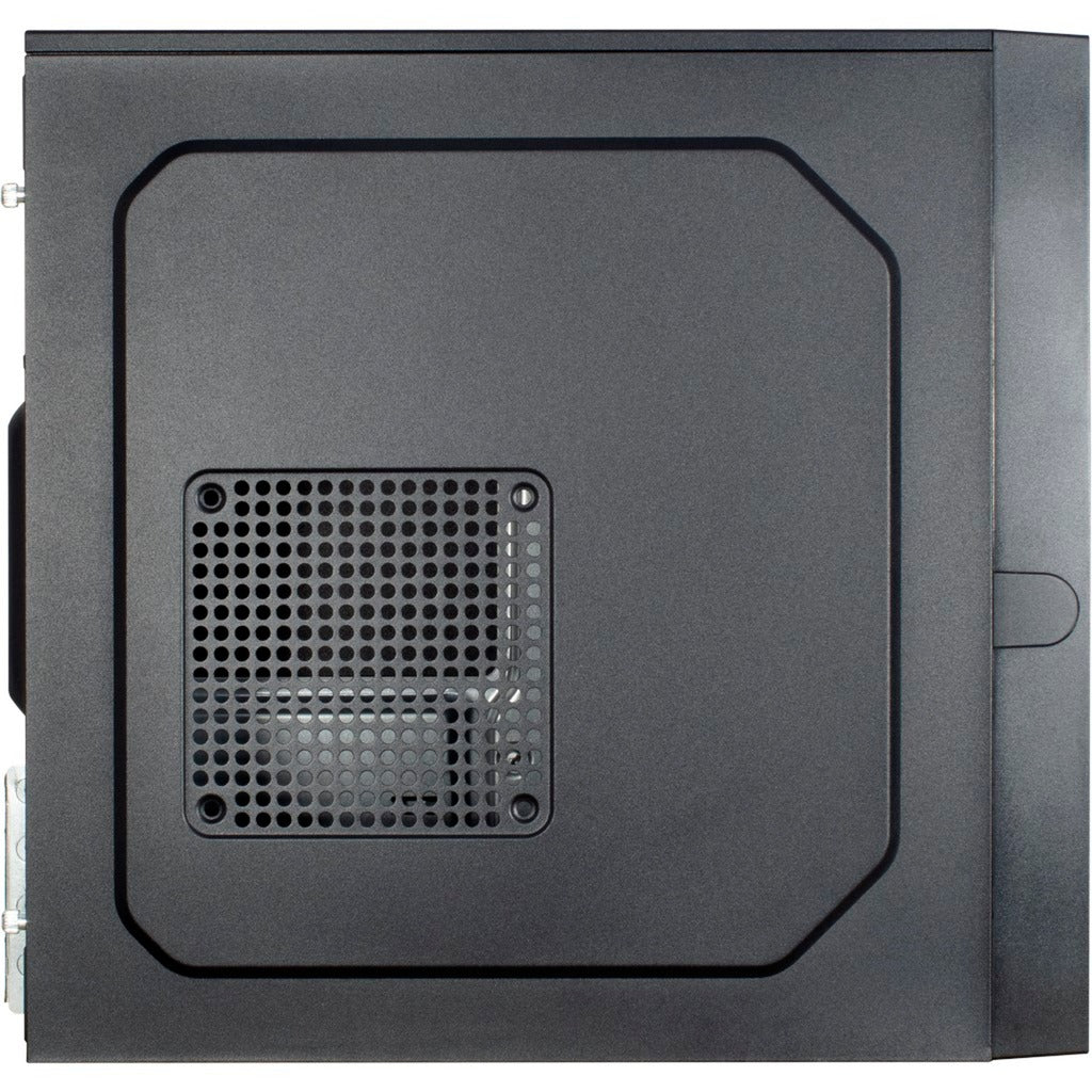 Inter-tech it-6502 romea mini tower behuizing (zwart | 2x usb-a)
