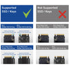 Act connectivity m.2 nvme pcie ssd dockingstation, usb-c 3.2 gen2 (zwart)