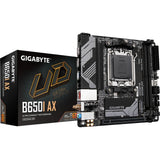 Gigabyte b650i ax socket am5 moederbord (zwart grijs, raid, 2.5 gb-lan, wlan, bt, sound, mini-itx) - afbeelding 1