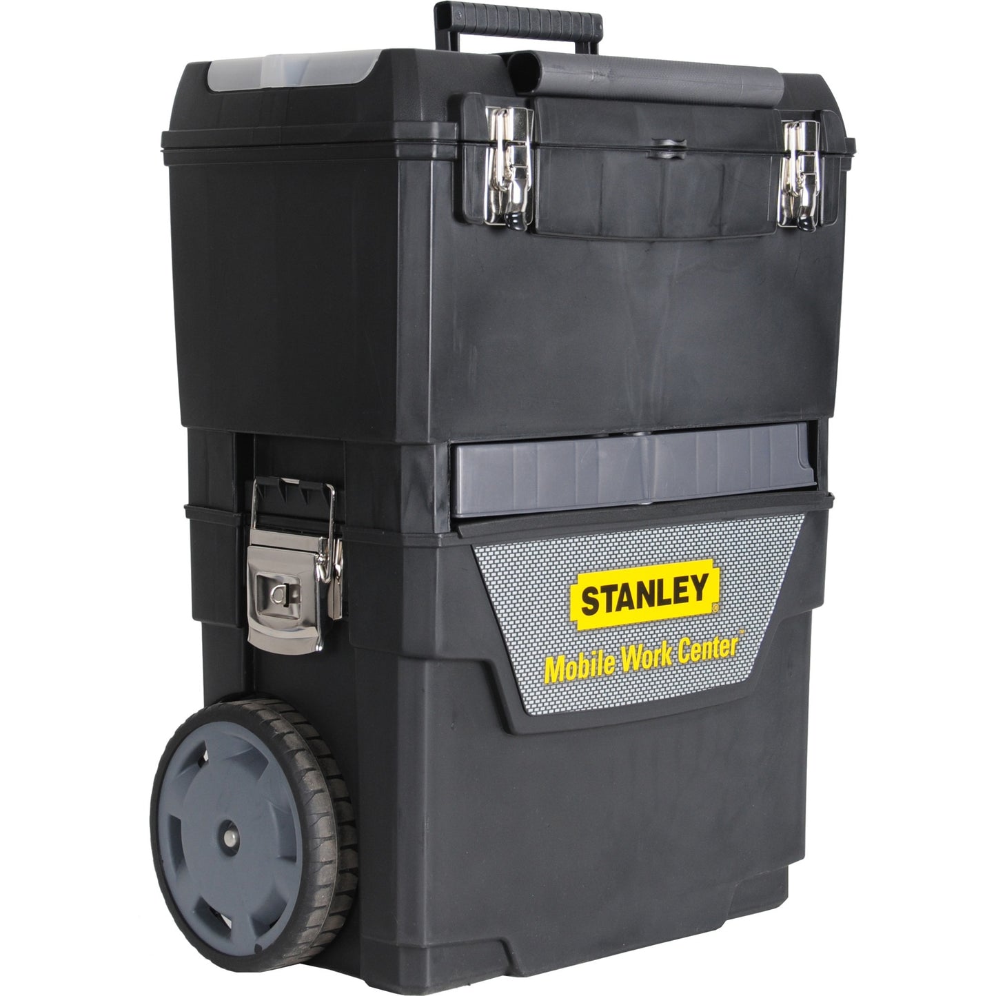 Stanley mobile work center 2in1 gereedschapskist (zwart grijs)