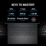 Asus rog zephyrus g16 gu605cm-qr026w 16 gaming laptop (donkergrijs | ultra 9 285h | rtx 5060 | 16 gb | 1 tb ssd) - afbeelding 14