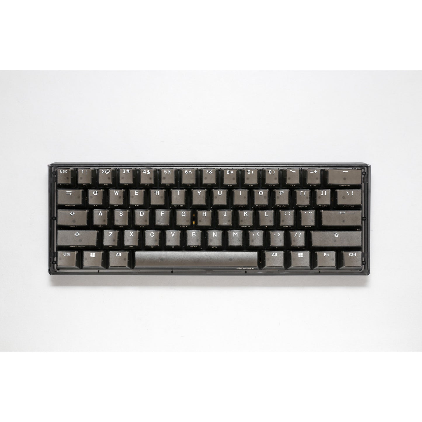 Ducky one 3 mini aura rgb mechanisch toetsenbord (zwart, us lay-out (qwerty), cherry mx brown, 60%, abs double shot, hot swap)