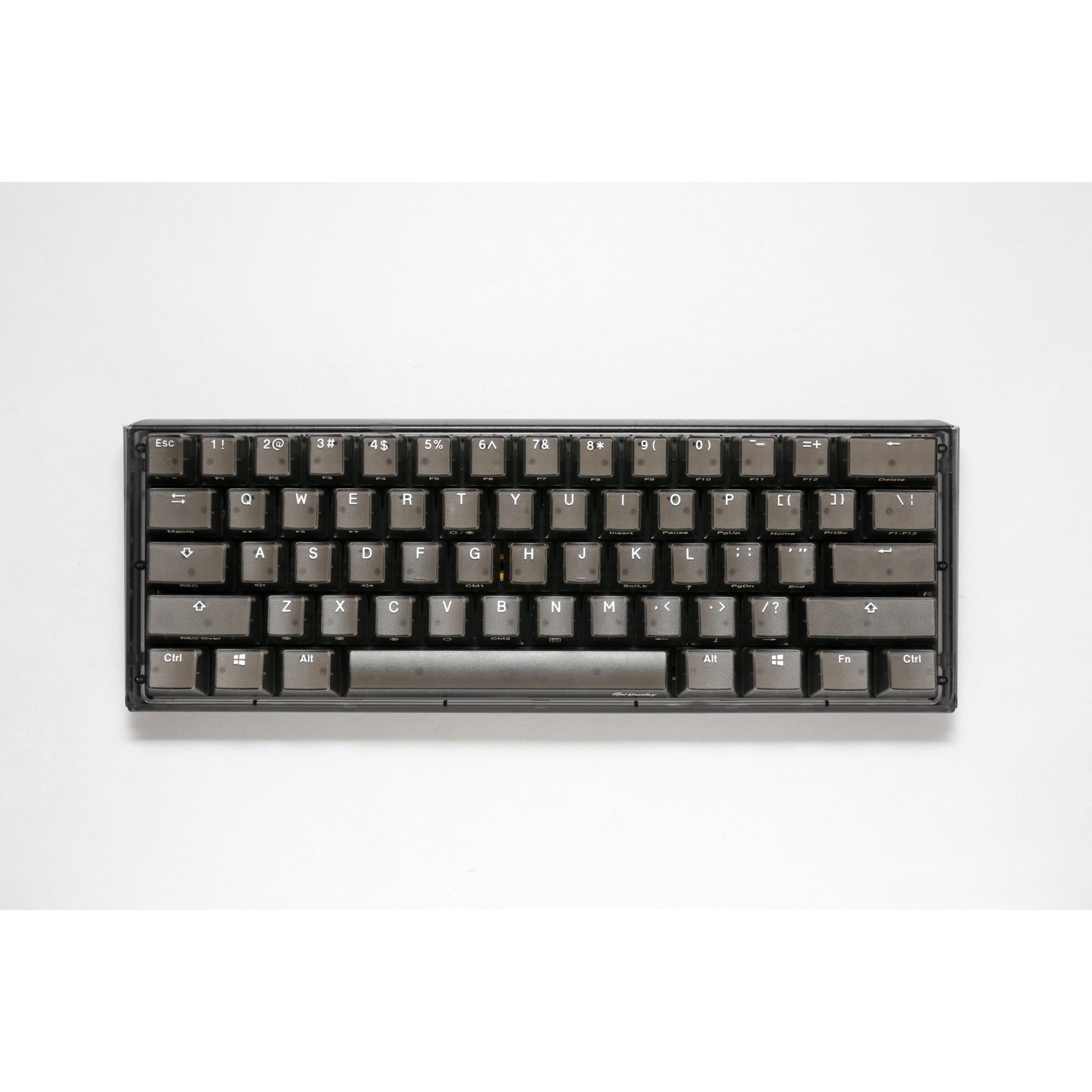Ducky one 3 mini aura rgb mechanisch toetsenbord (zwart, us lay-out (qwerty), cherry mx brown, 60%, abs double shot, hot swap)