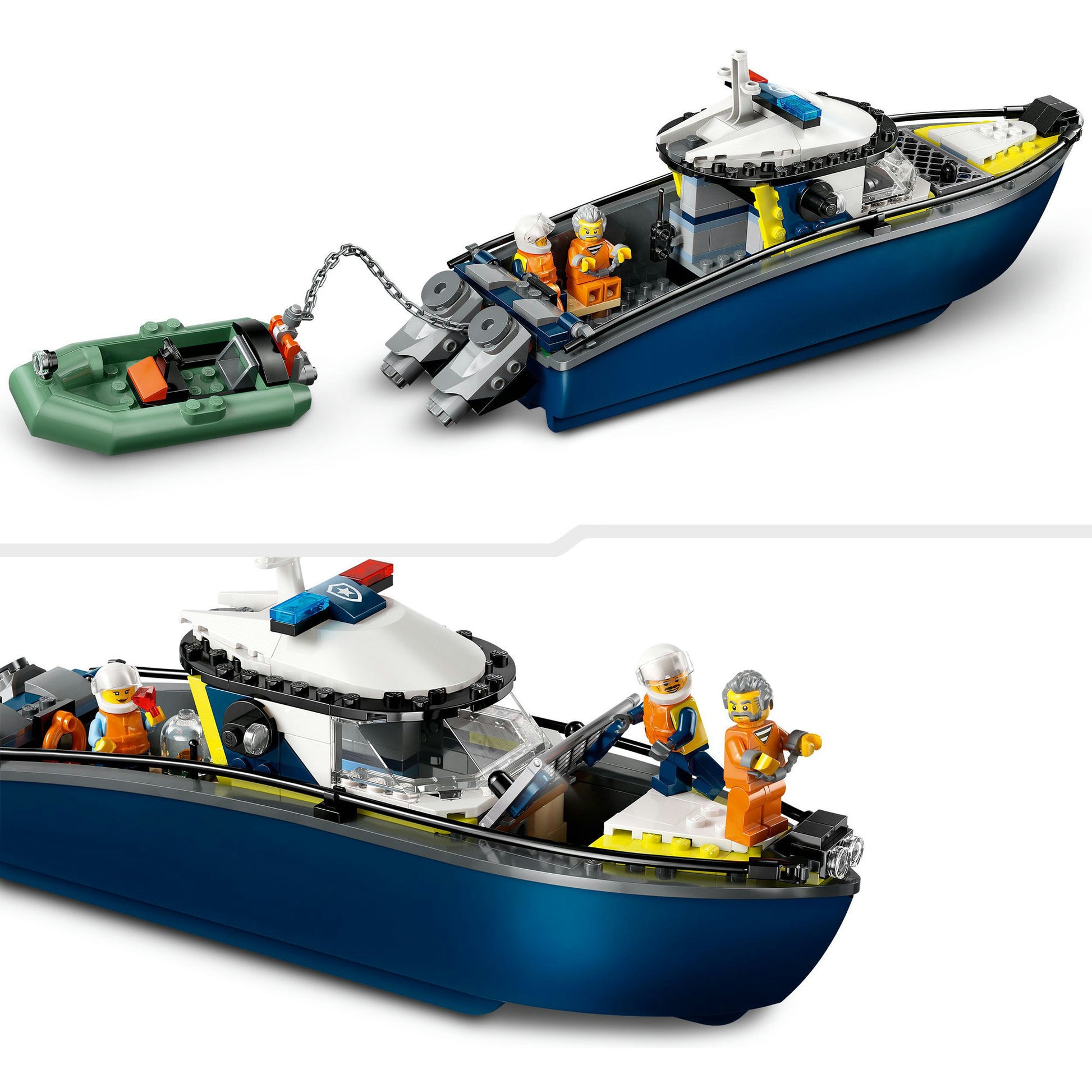 Lego city 60456 achtervolging met politieboot