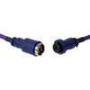 Keychron premium coiled aviator cable, angled kabel (lila, 1,08 meter)