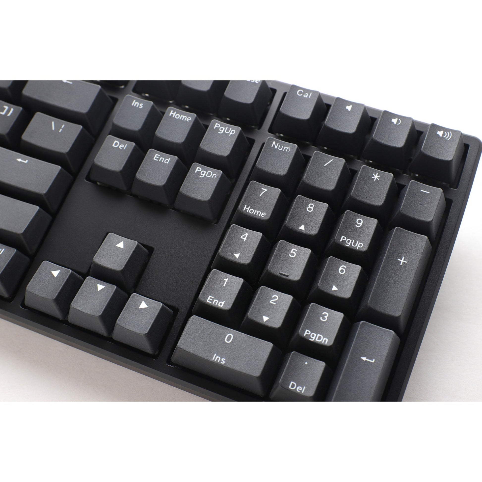 Ducky origin phantom black mechanisch toetsenbord (zwart, us lay-out (qwerty), cherry mx speed silver, 100%, hot swap, pbt double-shot keycaps)