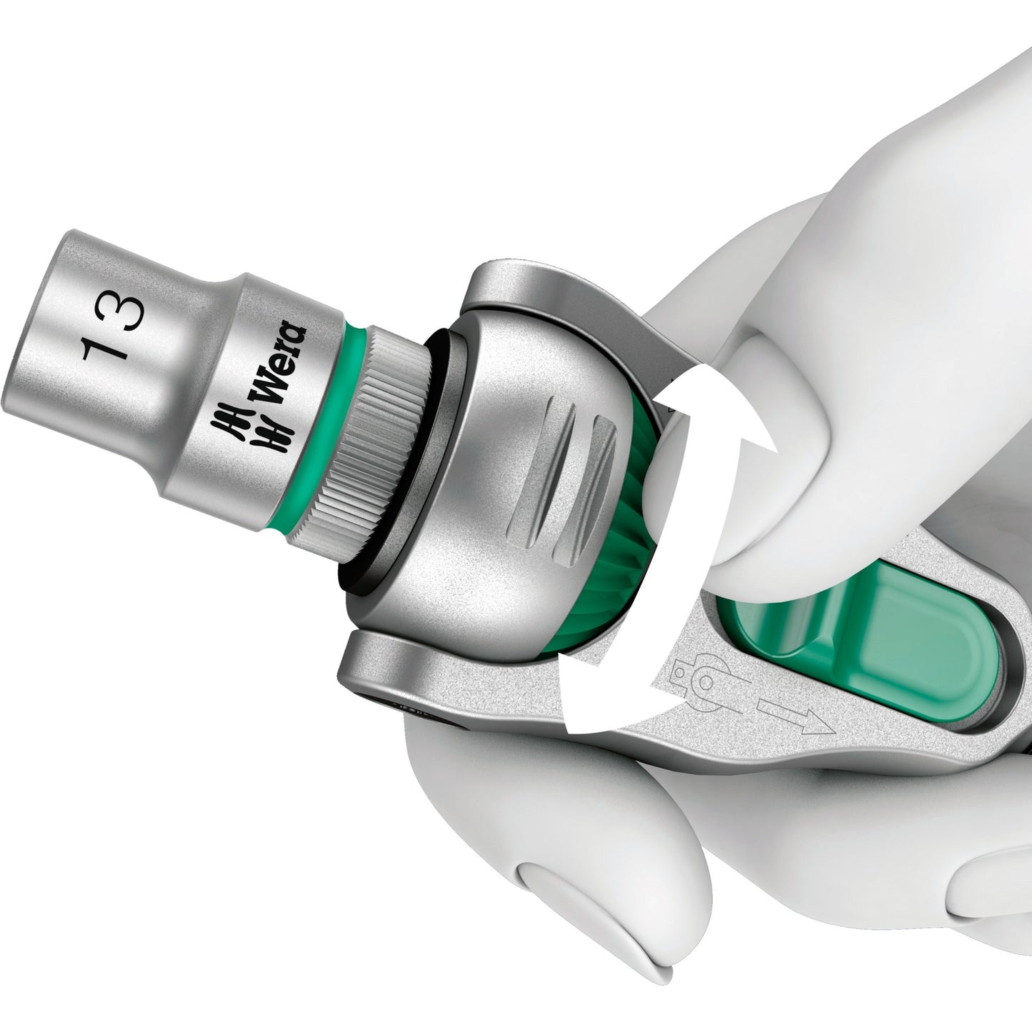 Wera zyklop speed-knarrens.8100 sb2 3 8 gereedschapsset (42-delig)