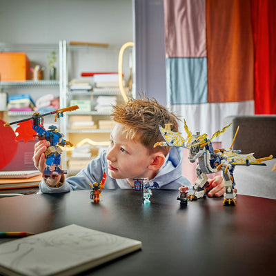 Lego ninjago - rogue's mecha drakenrijder constructiespeelgoed (71843)