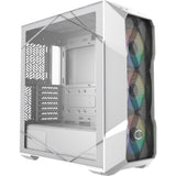 Cooler master masterbox td500 mesh v2 midi tower behuizing (wit | 2x usb-a | 1x usb-c | rgb | tempered glass) - afbeelding 6