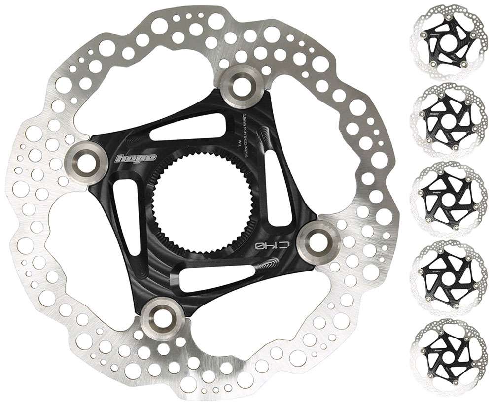 Hope mtb brake rotor center lock floating