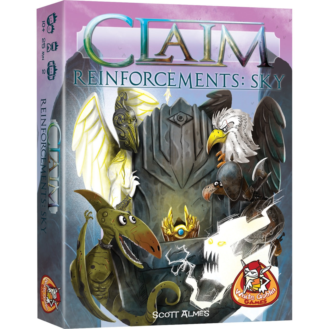 White goblin games claim reinforcements: sky kaartspel (nederlands, uitbreiding, 2 spelers, 25 minuten, vanaf 10 jaar)