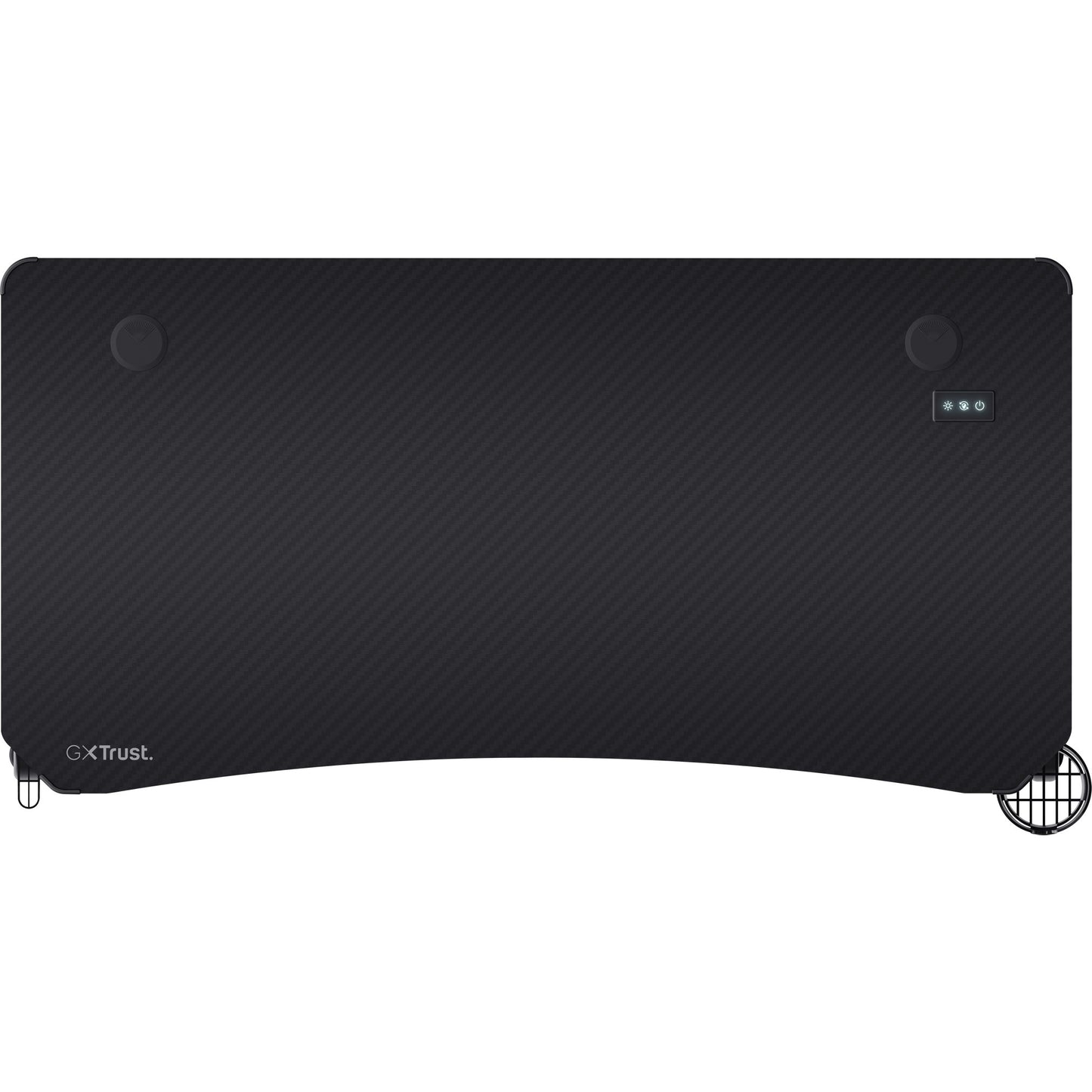 Trust gxt 709 luminus rgb-gamingbureau gaming desk (zwart)