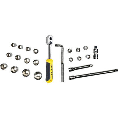 Stanley transmodule doppenset 1 2 zeskant (stmt1-74173, 23-delig)