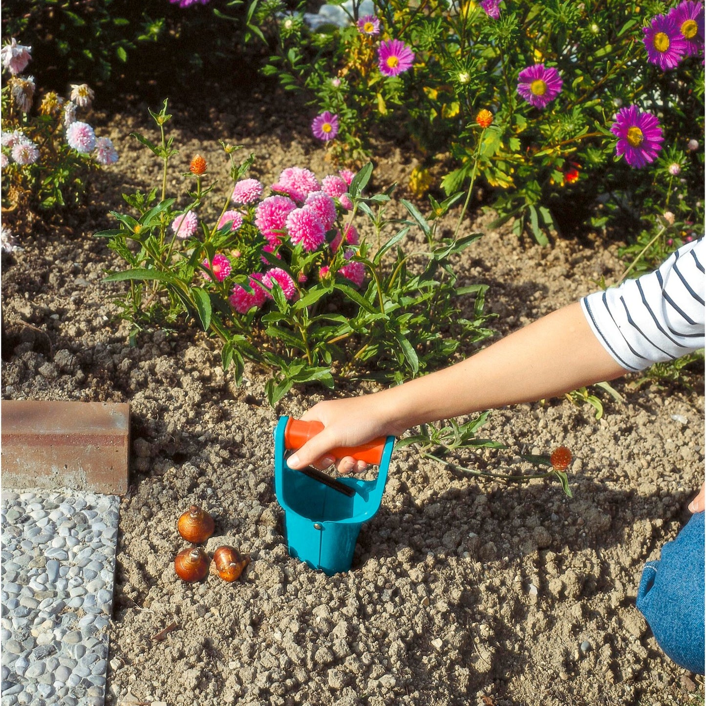 Gardena bollenplanter (turquoise oranje, 3412-20)