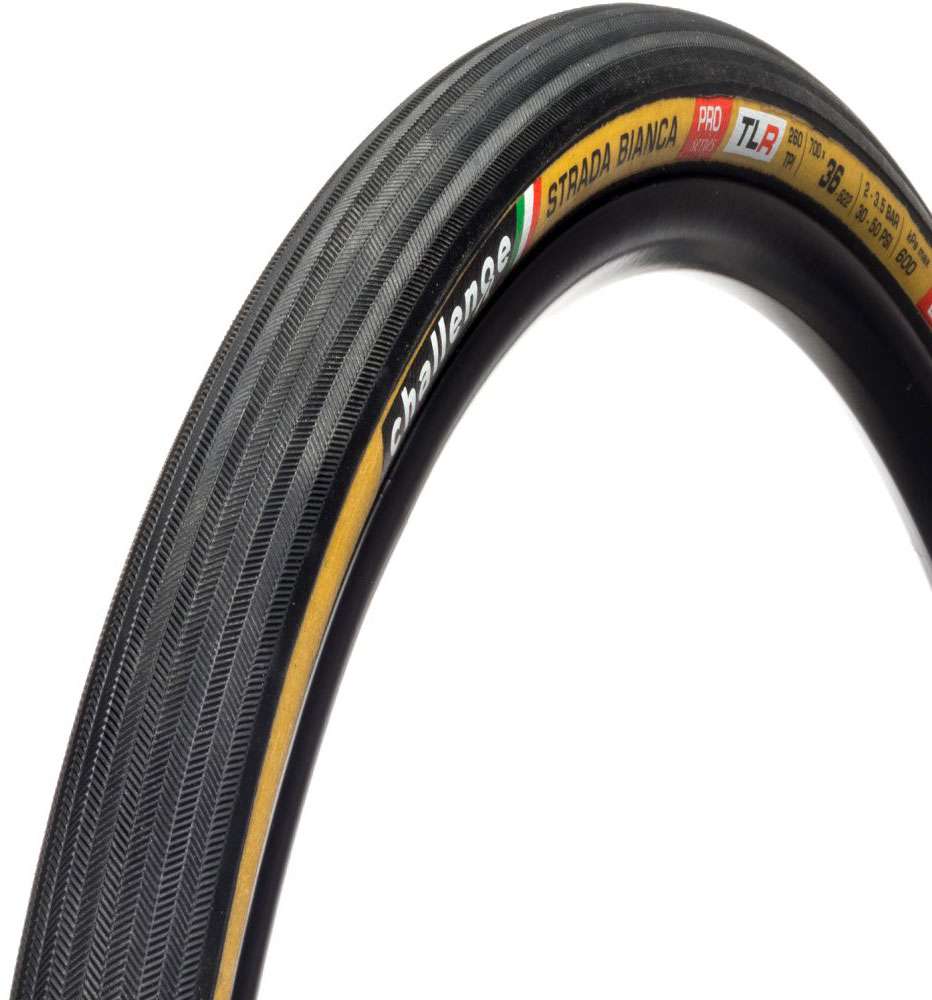 Challenge - strada bianca pro ot tlr 700x30c zwart bruin