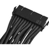 Silverstone 24-pin atx verlengkabel (zwart, 30 centimeter, pp07-mbb)