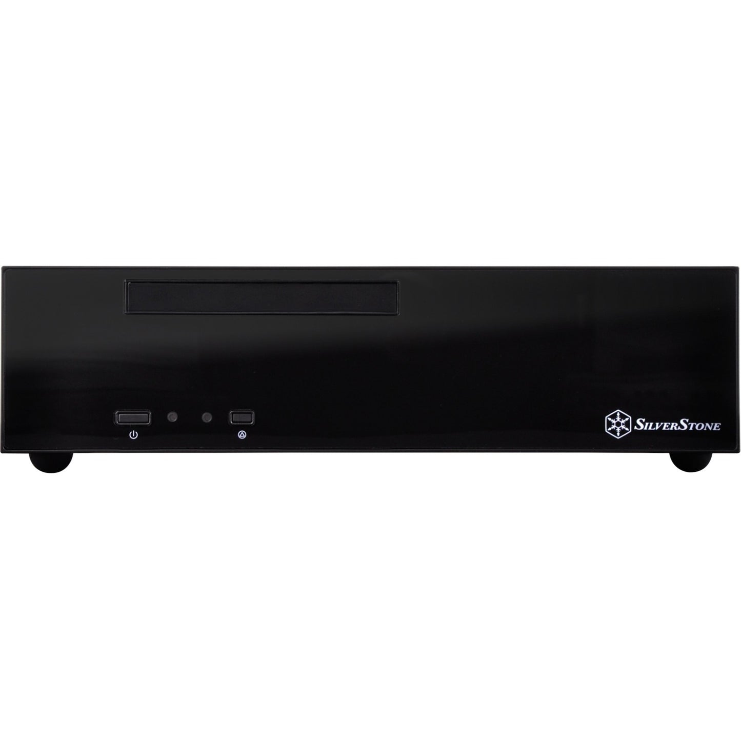 Silverstone sst-ml09b htpc behuizing (zwart | 2x usb-a)