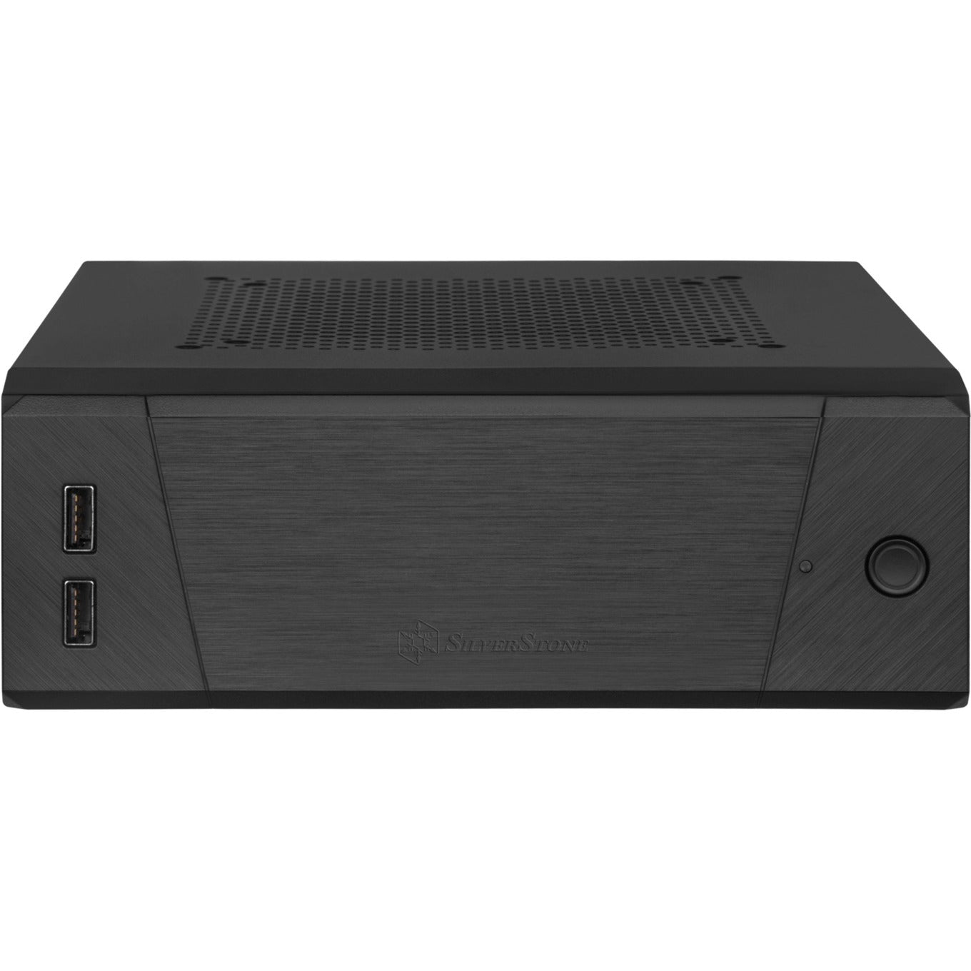 Silverstone sst-ml10b htpc behuizing (zwart | 2x usb-a)