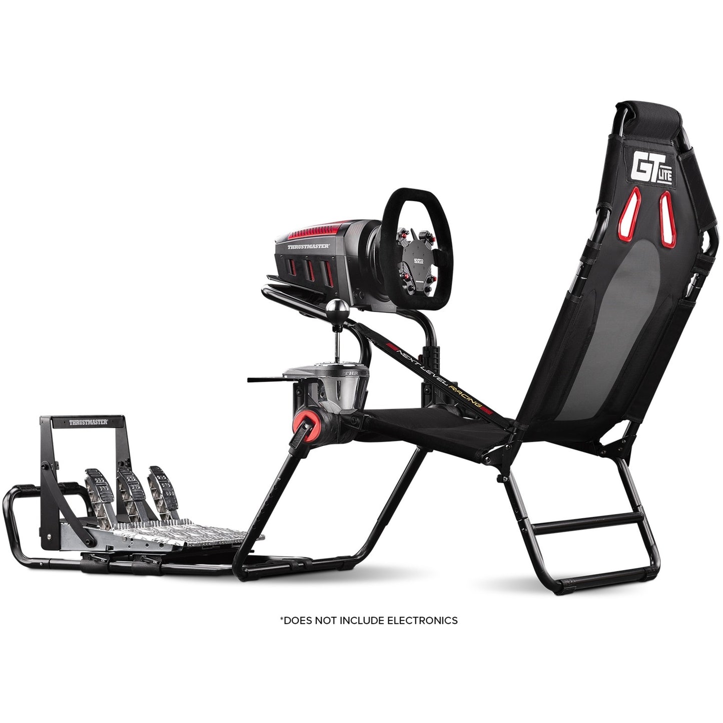 Next level racing gt lite foldable racing simulator (zwart)