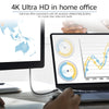 Act connectivity usb-c naar displayport kabel (zwart, 2 meter, ac7325, 60hz 4k (2160p))
