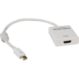 Delock mini displayport > hdmi adapter (wit, 0,2 meter, 4k) - afbeelding 1